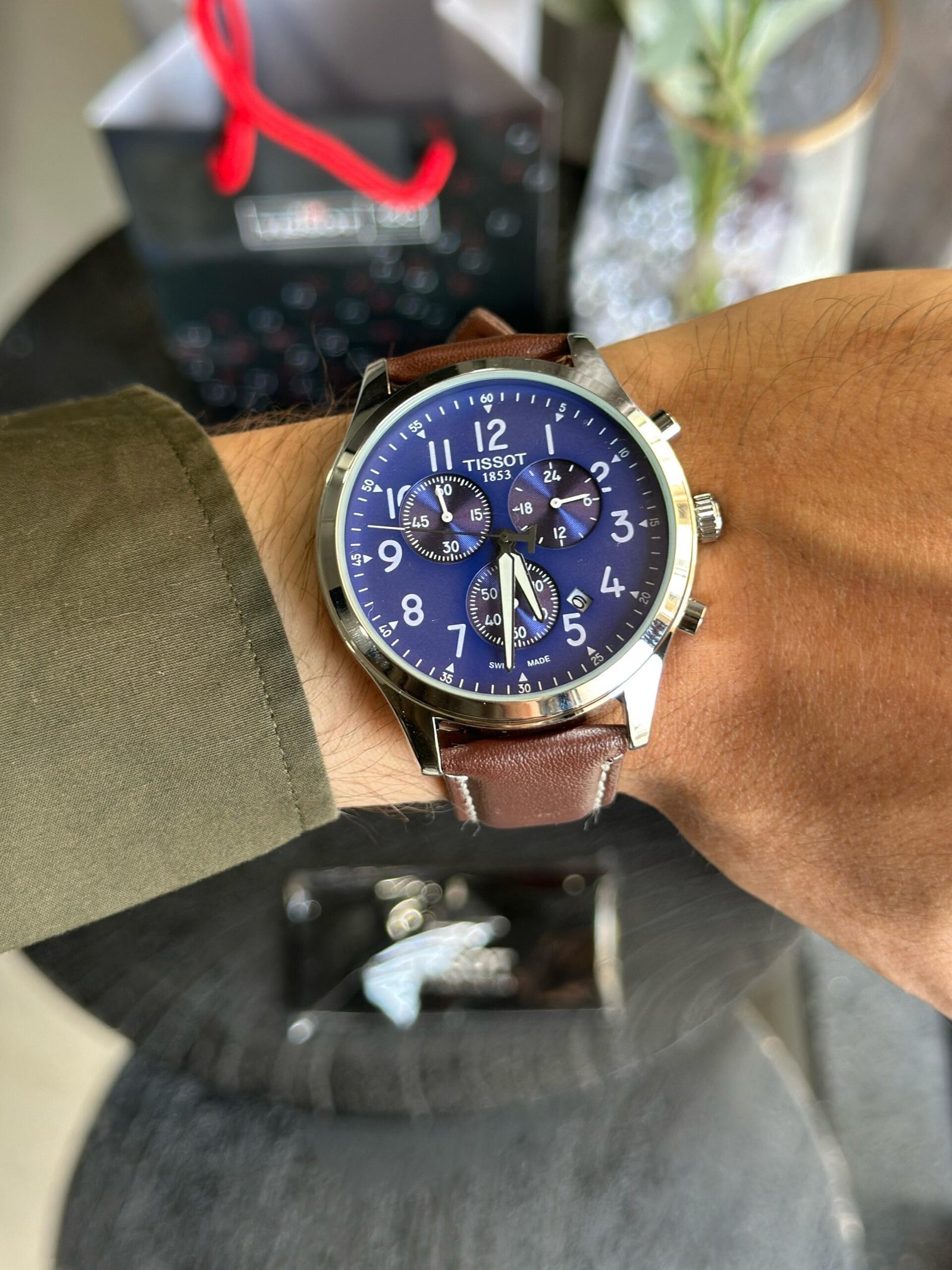 TST XL CHRONO VINTAGE QUARTZ [BLUE / SILVER / BROWN] 0209025