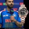 Rolex Gmt Master Rosegold Gold Black Metal Virat Watch