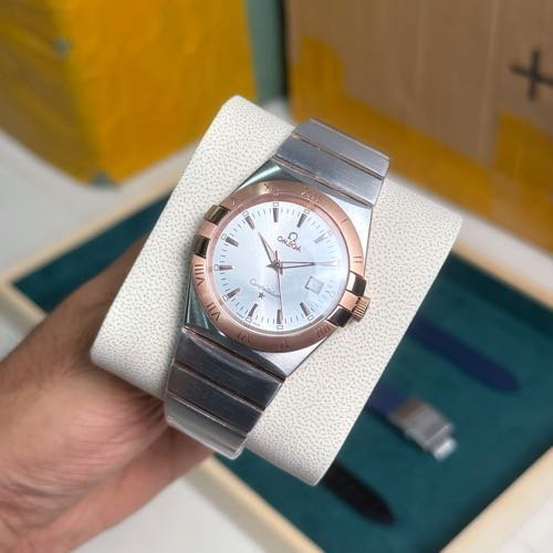 OMEGA CONSTELLATION TWO TONE WHITE DIAL