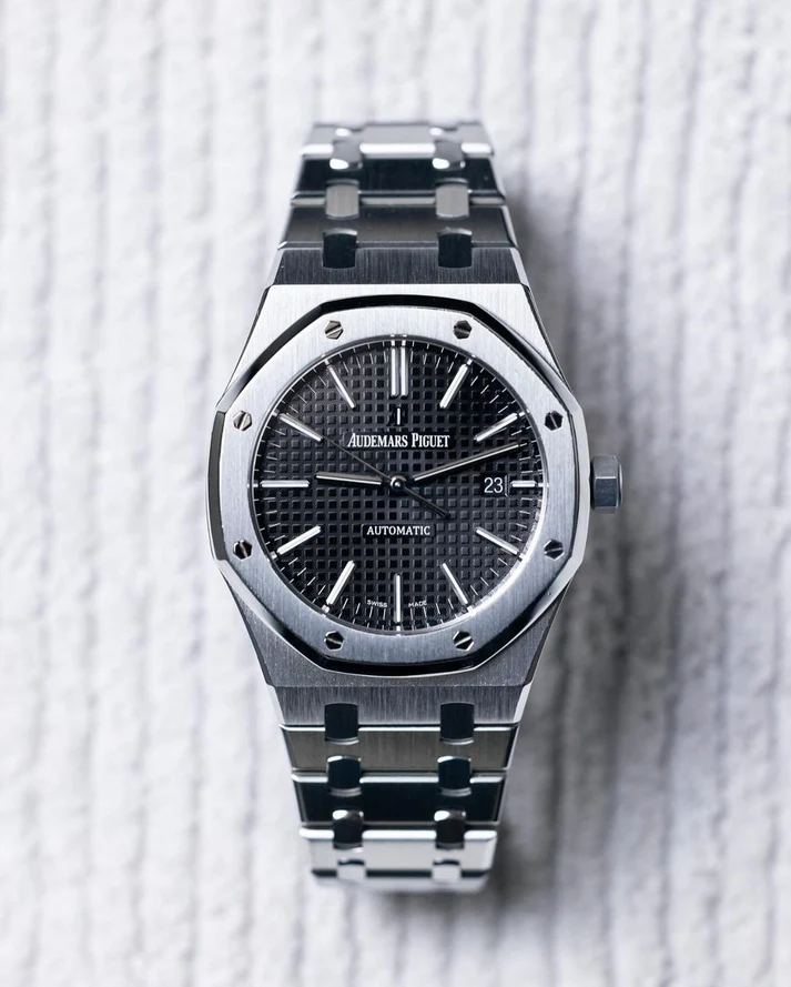Audemars Piguet AP Royal Oak Silver Black Metal AUTOMATIC