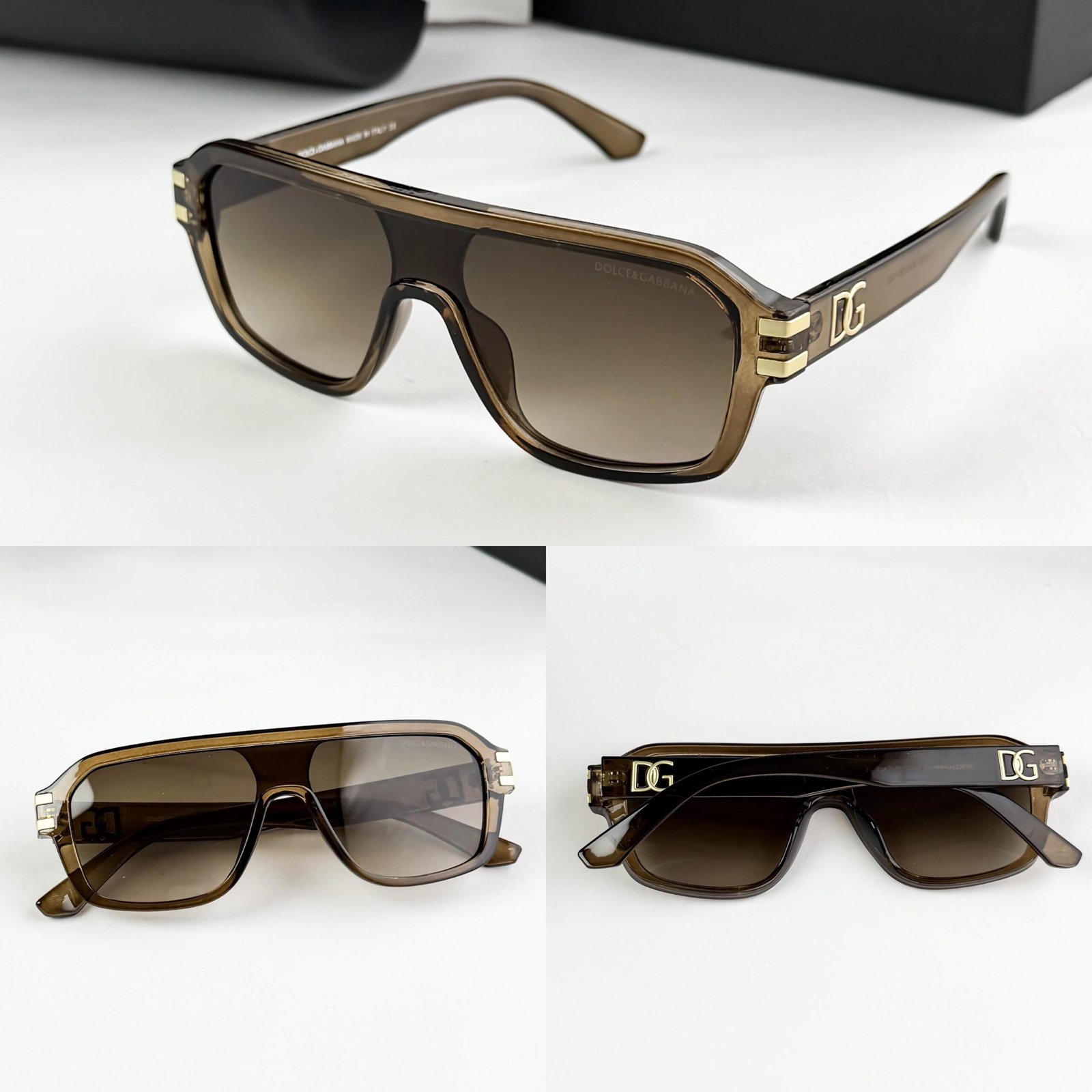 DOLCE GABBANA BROWN SUNGLASSES- LUXURY DESIGNER EYEWEAR