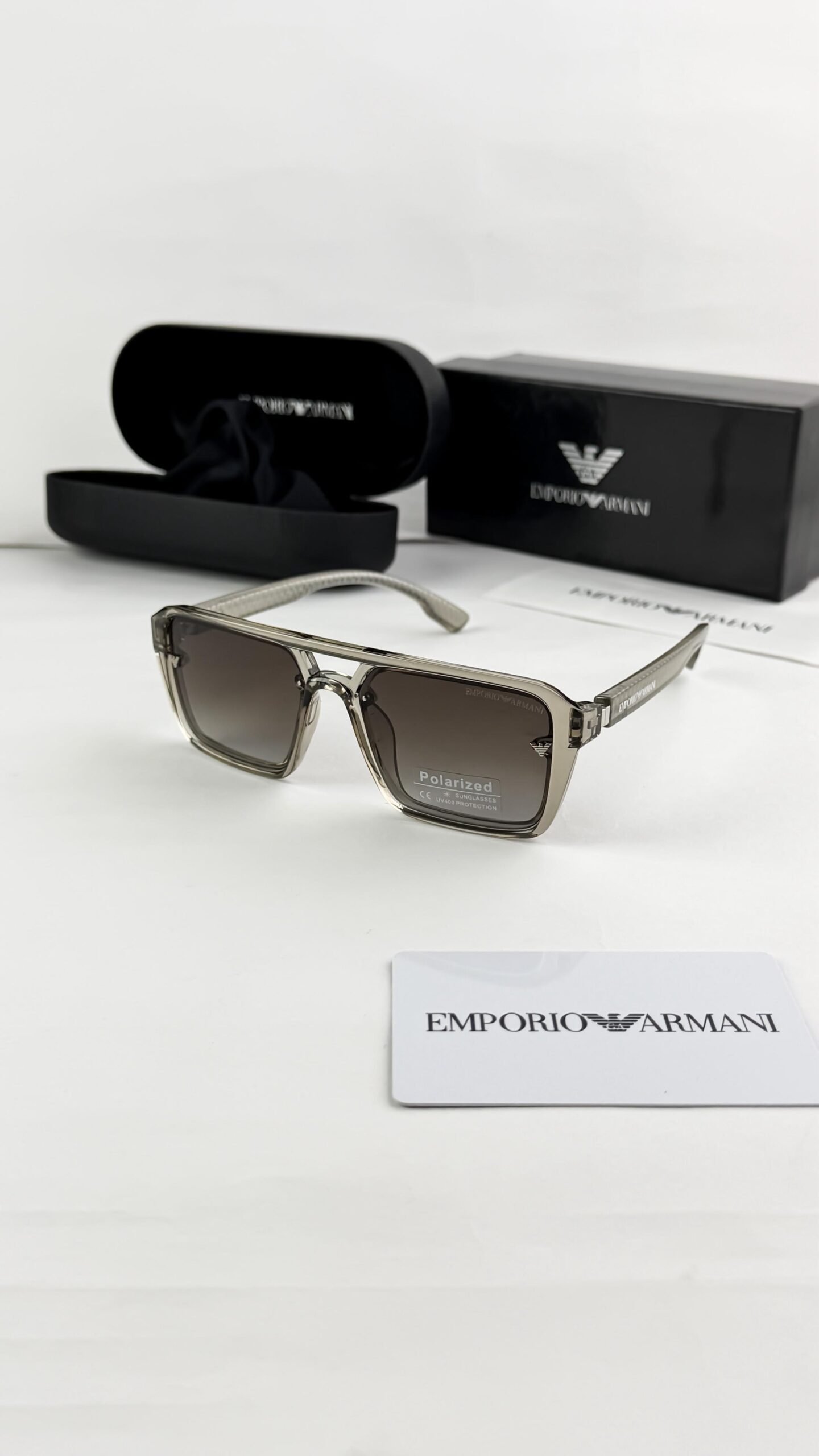 Armani Brown Sunglasses – Luxury Designer Eyewear