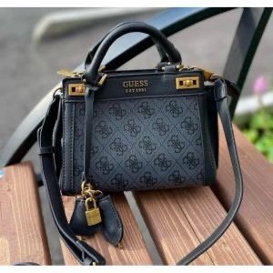 Guess Katey mini satchel bag (black)