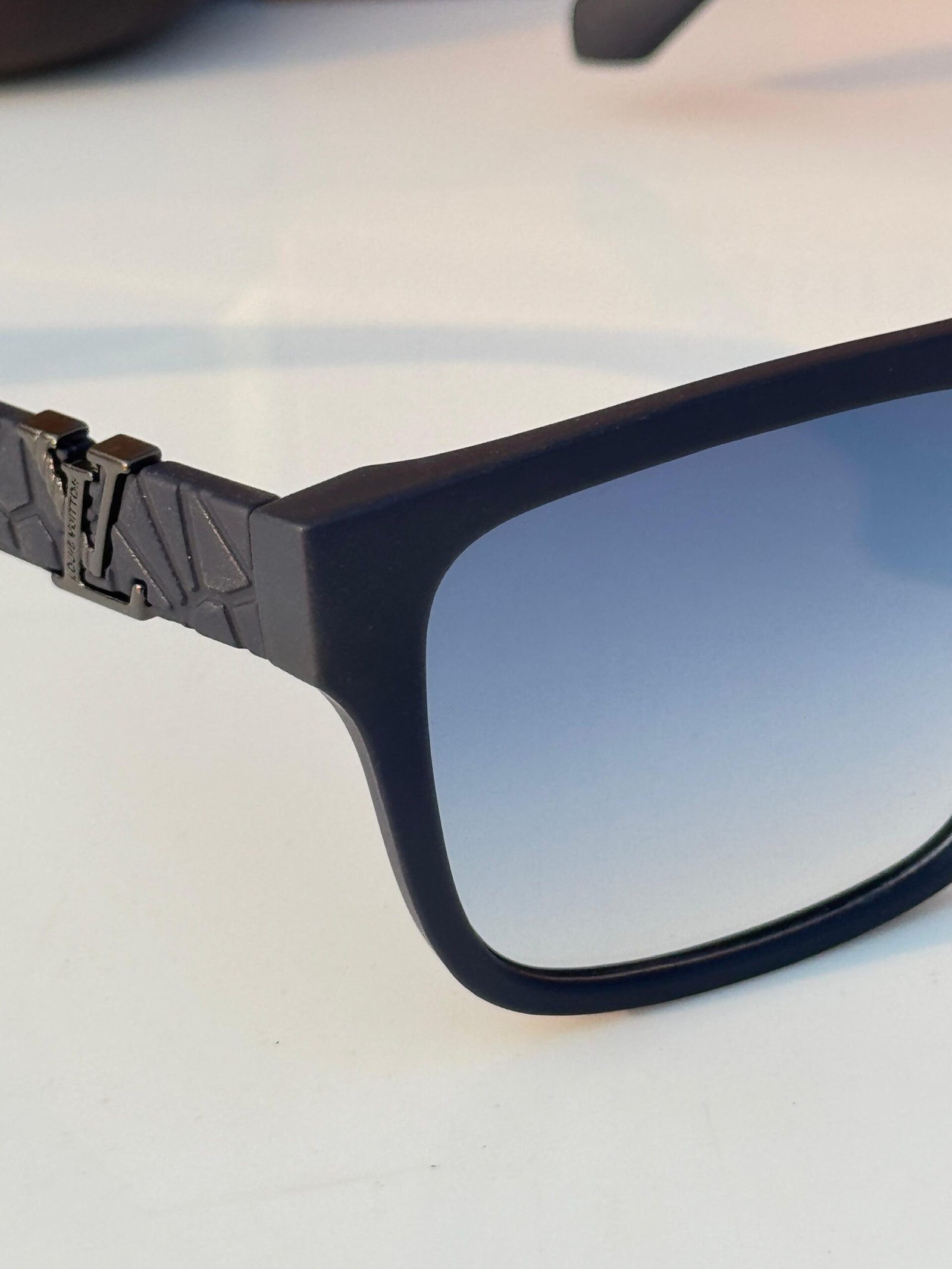 Louis Vuitton Matte Blue Sunglasses – Luxury Designer Eyewear