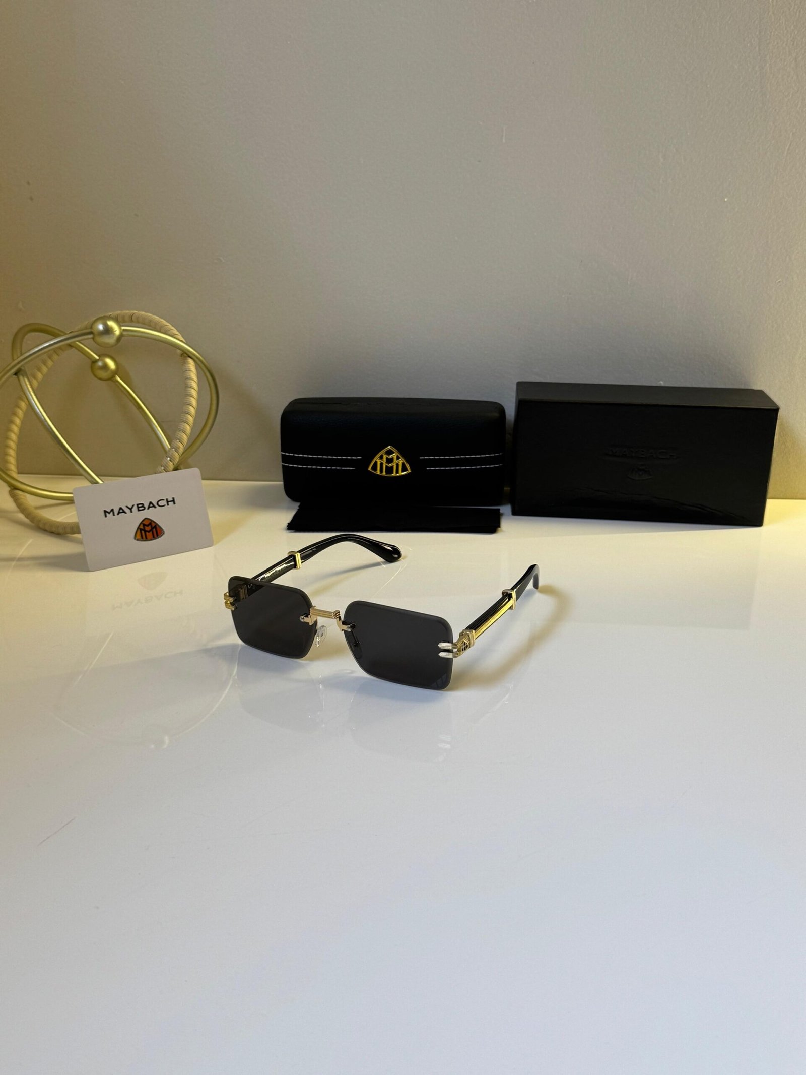 Maybach Gold Black Sunglasses – Ultra Luxury Designer Eyewear