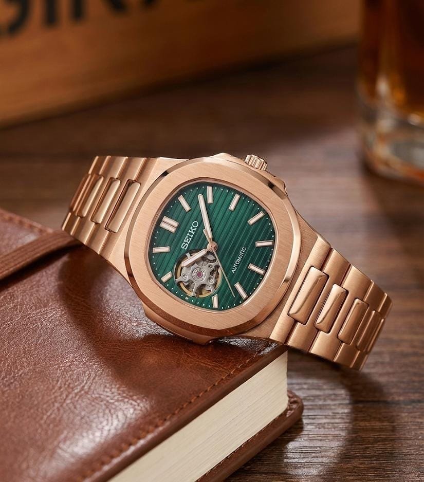 SEIKO NAUTIKO  Mod Nautilus – Luxury Inspired Automatic Watch (MASTERCOPY EDITION) (GREEN)