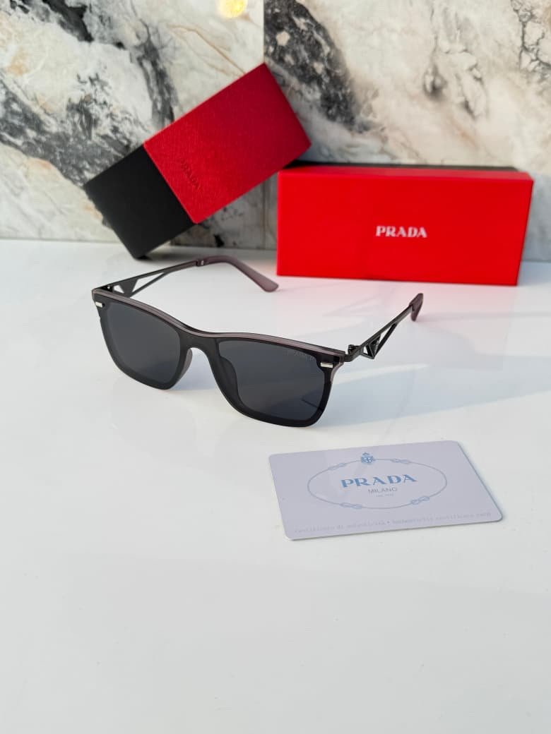 Prada Grey Sunglasses – Luxury Designer Eyewear