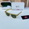 Ray-Ban Yellow Green Sunglasses – Classic Designer Eyewear