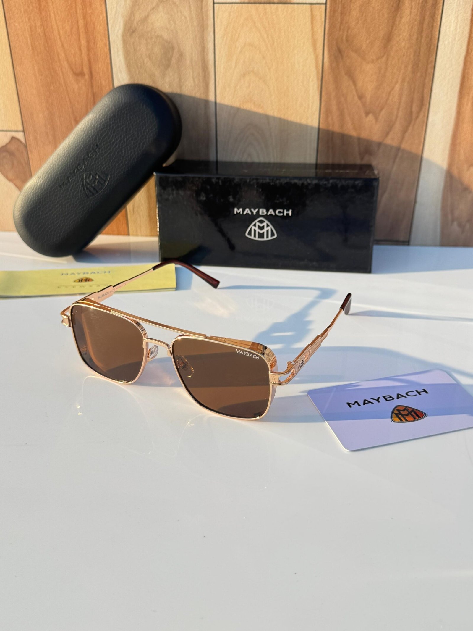 Maybach Gold Brown Sunglasses – Ultra Luxury Designer Eyewear