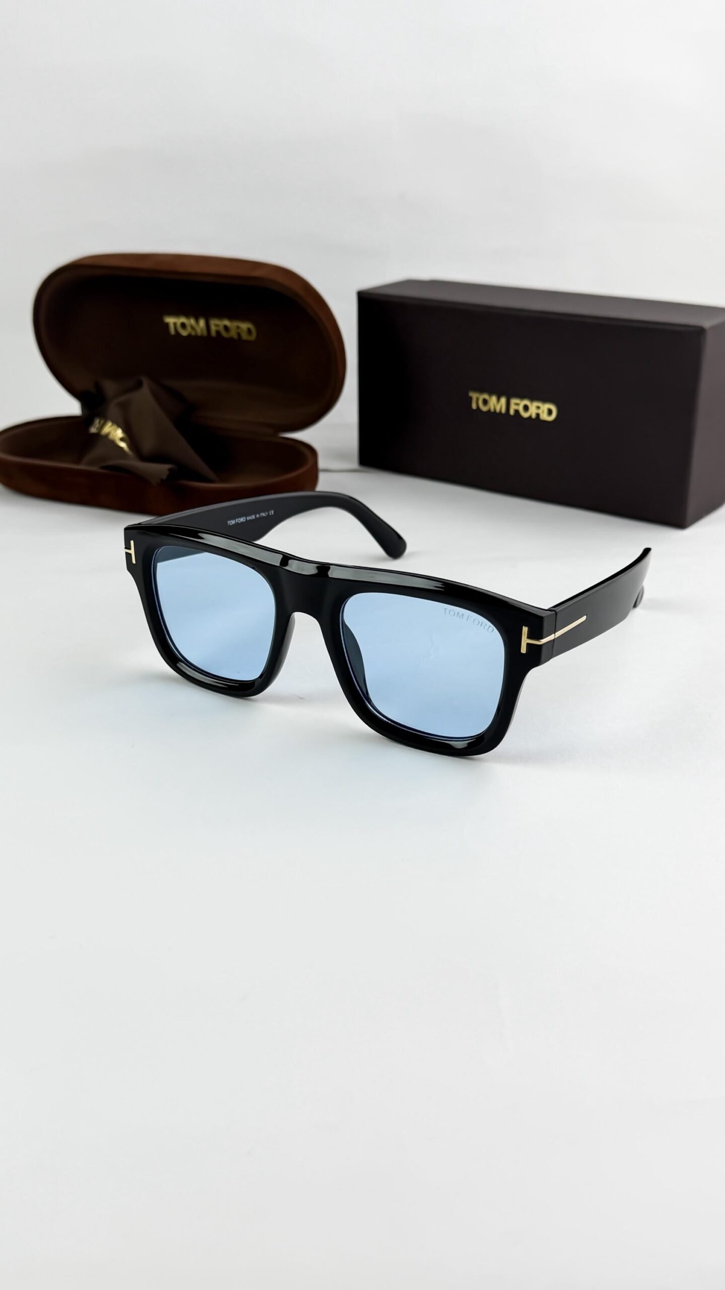 Tom Ford Black Blue Unisex Sunglasses – Luxury Designer Eyewear
