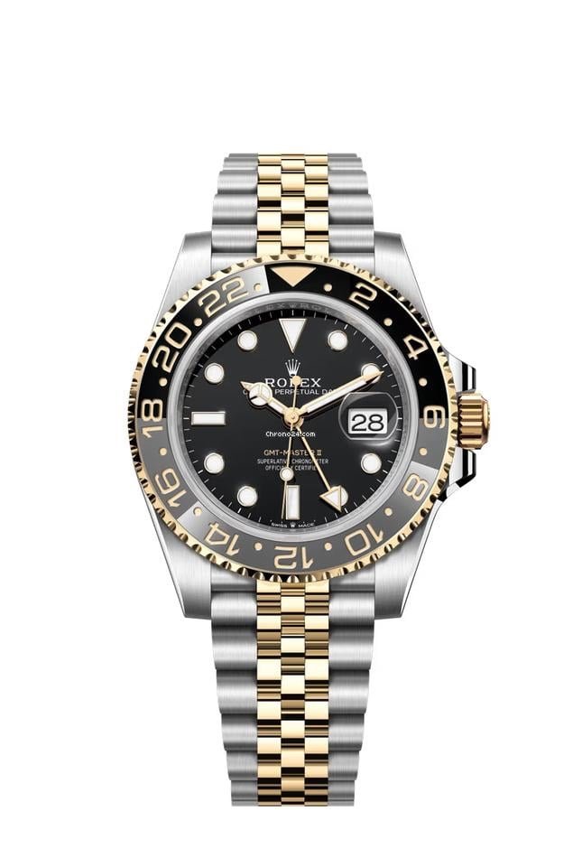 Rolex GMT-Master II Silver & Gold – Luxury Dual-Time Watch