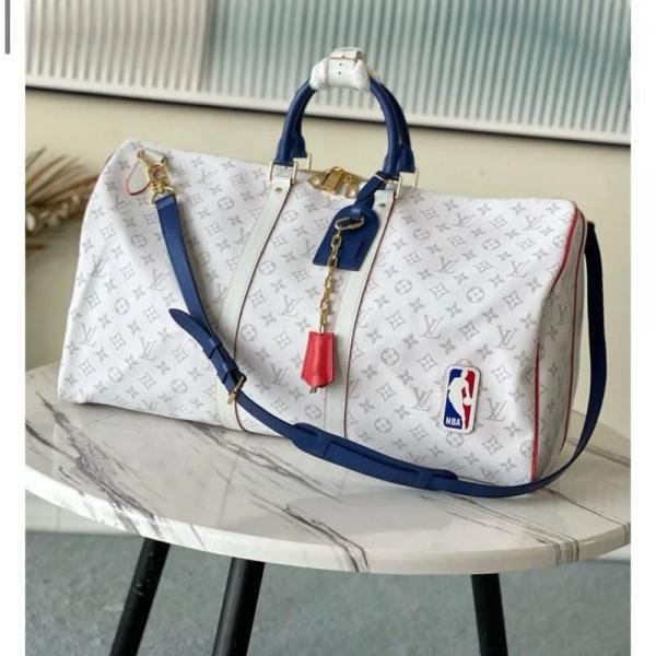 Louis Vuitton Keepall Bandoulière NBA Edition – Premium Monogram Unisex Duffle Bag