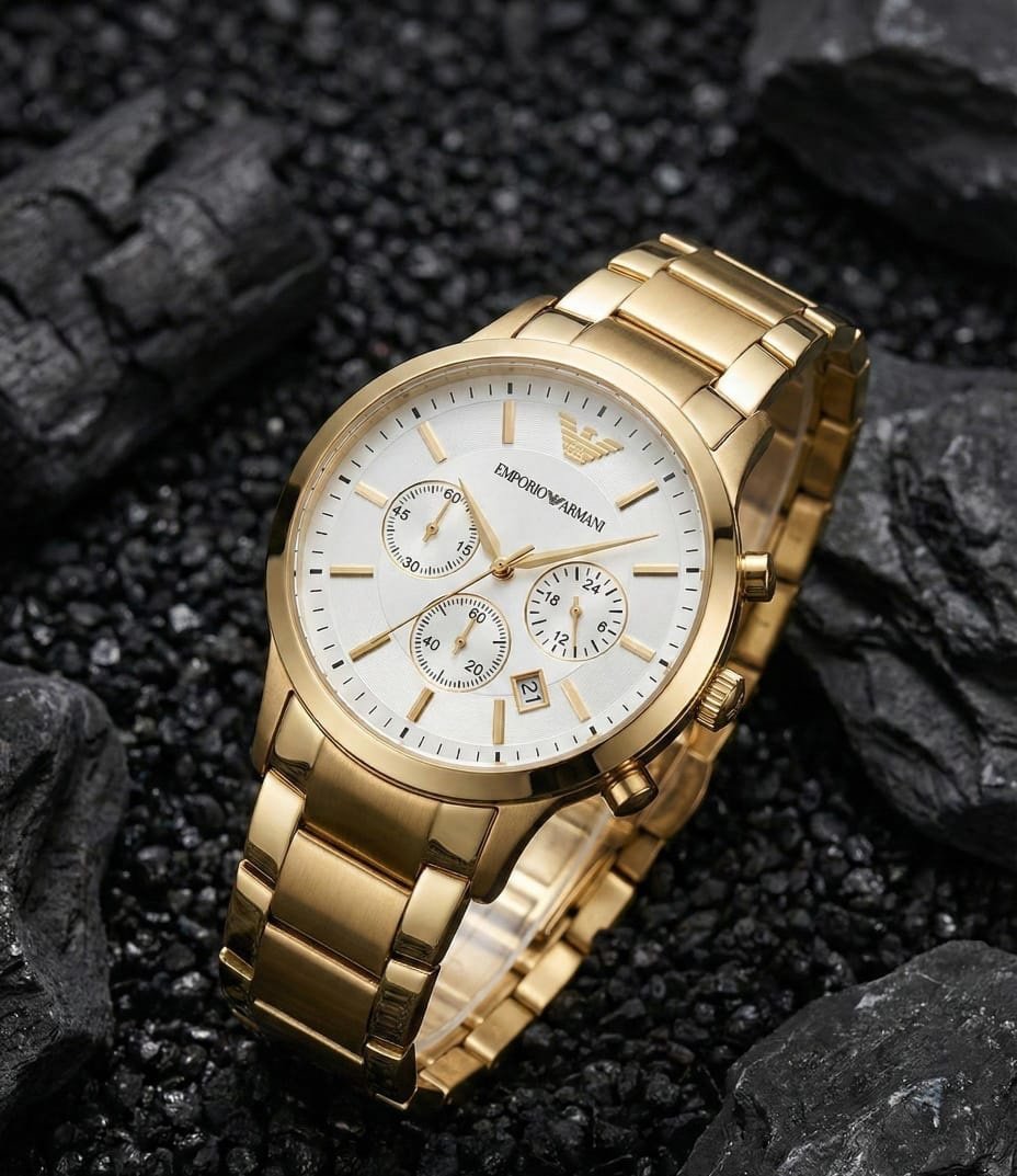Emporio Armani Classic Gold White