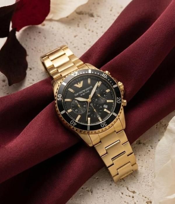 Emporio Armani AR70010 Gold – Quartz Chronograph Watch