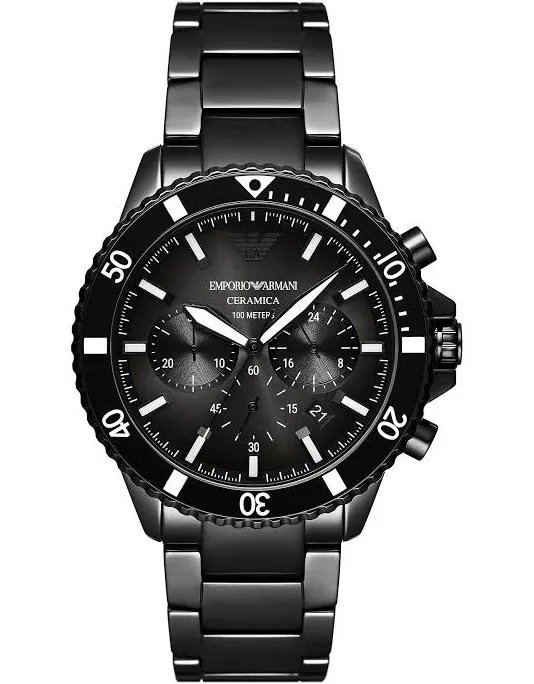 Emporio Armani AR70010 Full Black – Quartz Chronograph Watch