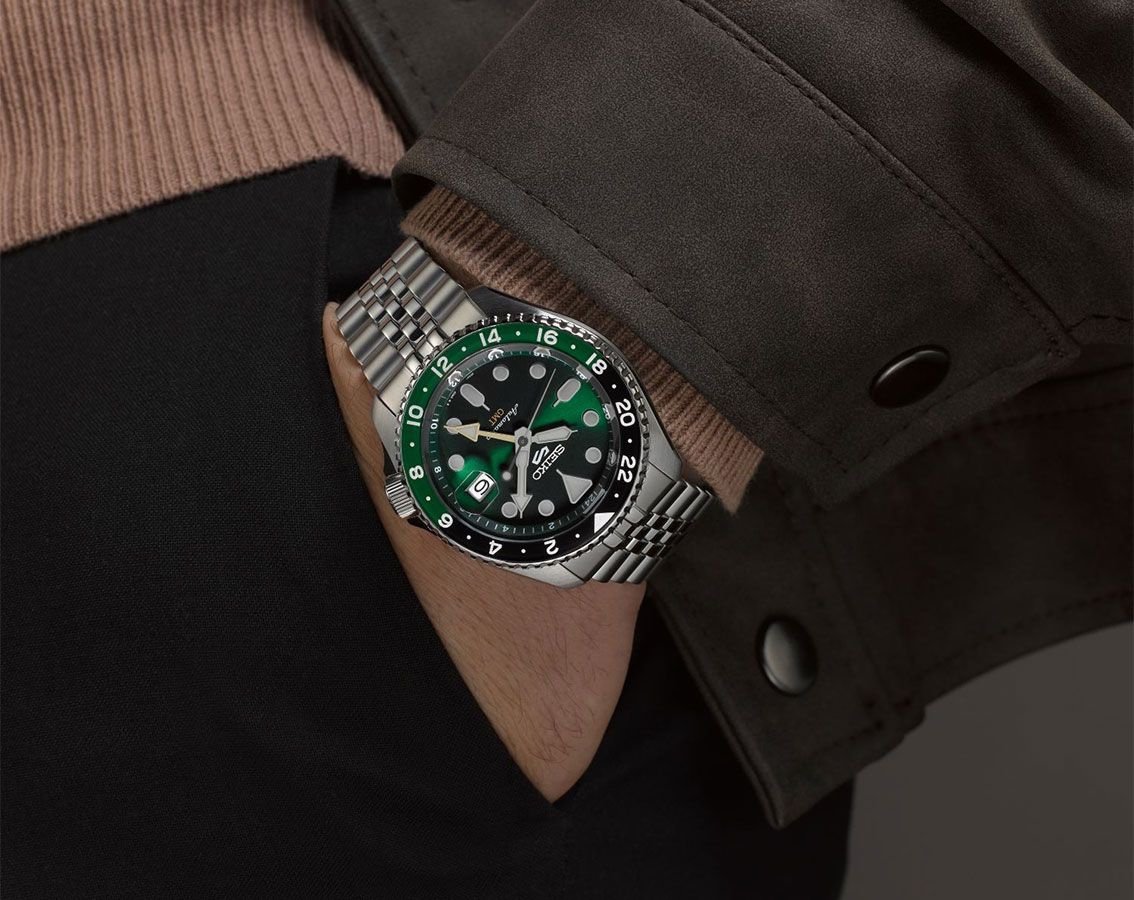 Seiko 5 Sports GMT Green Dial – Automatic Watch