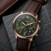 Fossil Neutra Chronograph Brown Leather Green Dial – Classic Watch