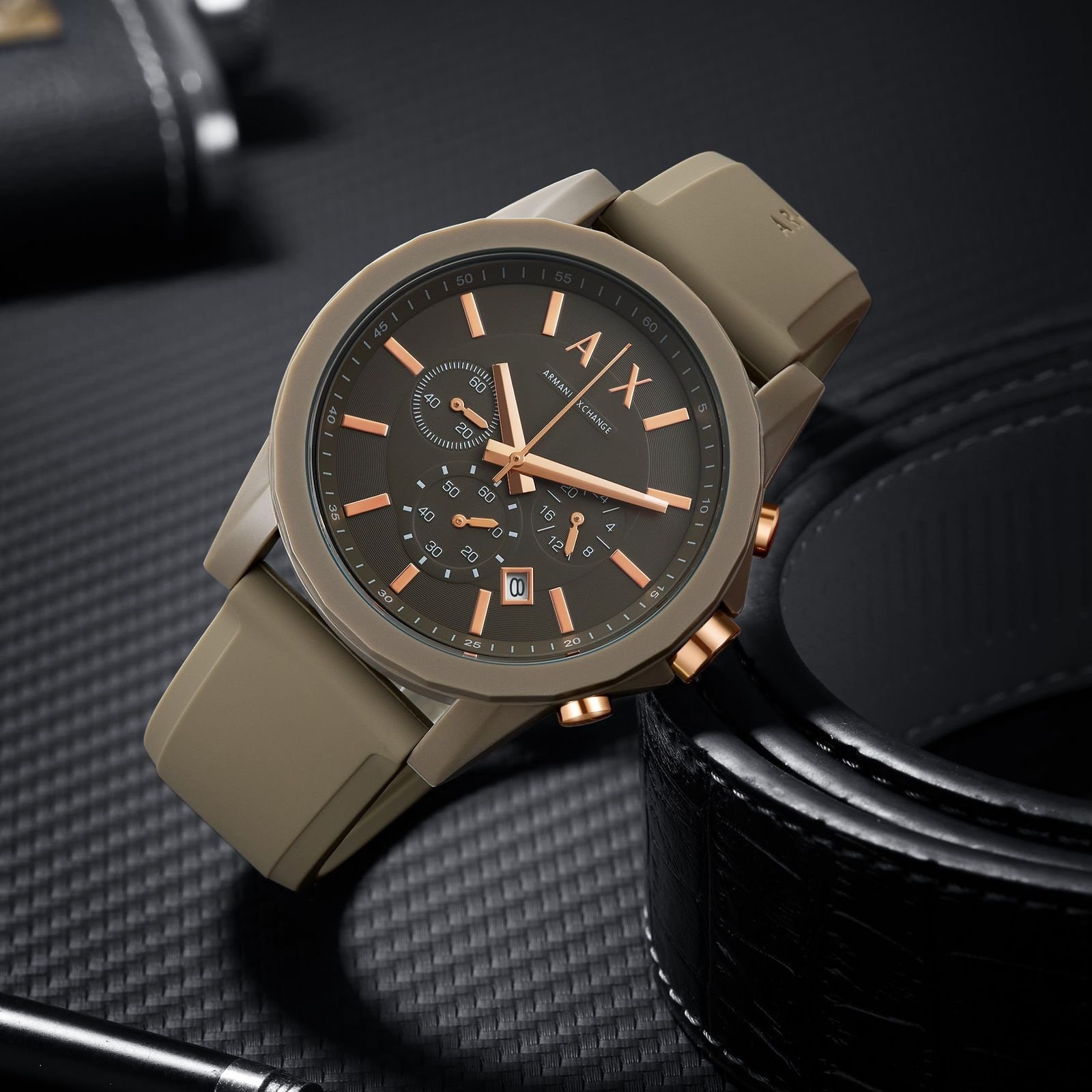 Armani Exchange Outerbanks Chronograph Watch – Multiple Colors