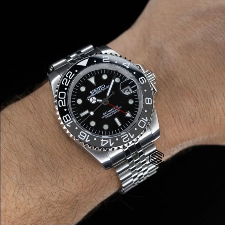 Seiko GMT-Master Perpetual Silver Black