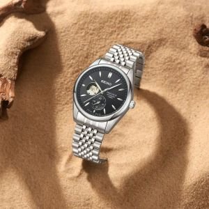 Seiko Automatic Silver Black
